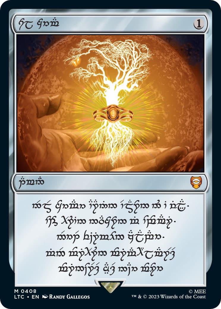 Sol Ring Elven 0408 card from Commander: Tales of Middle-earth
