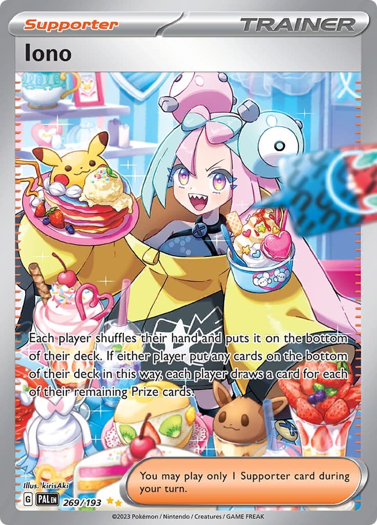 Iono #269 SV02: Paldea Evolved card