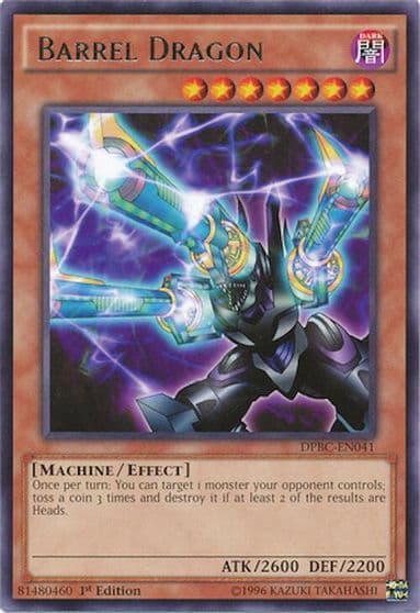 Barrel Dragon Duelist Pack: Battle City Yu-Gi-Oh! card