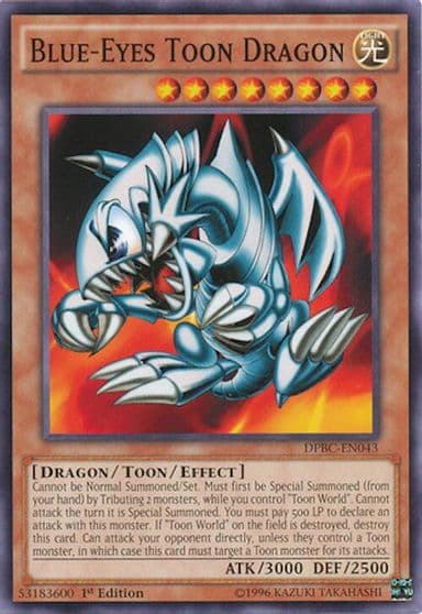 Blue Eyes Toon Dragon Duelist Pack: Battle City Yu-Gi-Oh! card