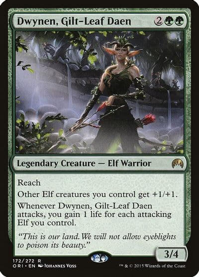Dwynen Gilt Leaf Daen Magic Origins Magic card
