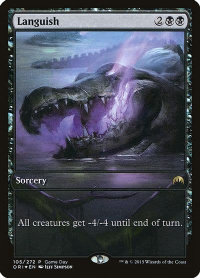 Languish Game Day & Store Championship Promos Magic card