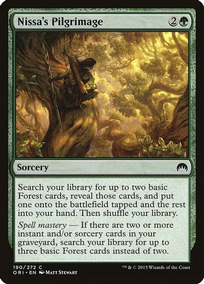 Nissas Pilgrimage Magic Origins Magic card