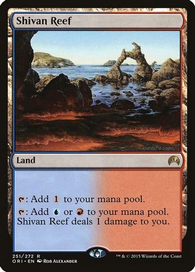Shivan Reef Magic Origins Magic card