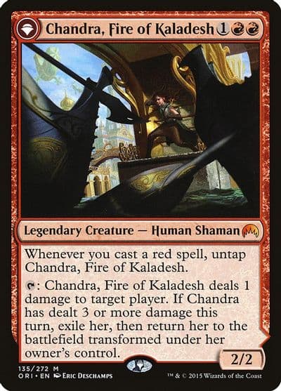 Chandra Fire of Kaladesh Magic Origins Magic card
