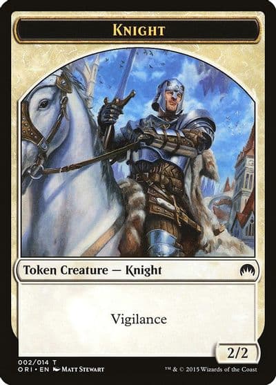 Knight Token Magic Origins Magic card