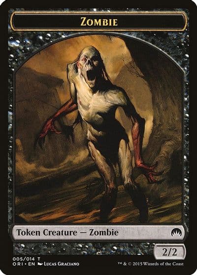 Zombie Token Magic Origins Magic card