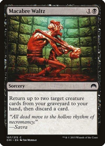 Macabre Waltz Magic Origins Magic card