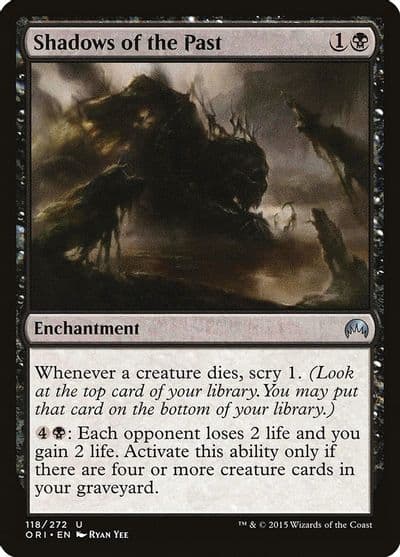Shadows of the Past Magic Origins Magic card