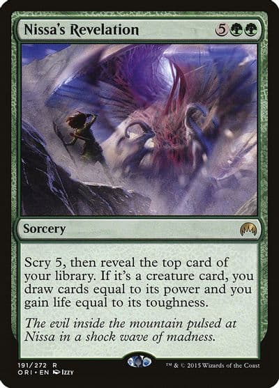 Nissas Revelation Magic Origins Magic card