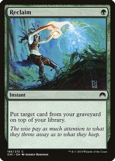 Reclaim Magic Origins Magic card