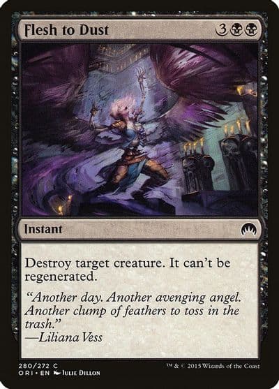 Flesh to Dust Magic Origins Magic card