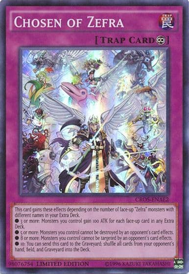 Chosen of Zefra Crossed Souls: Advanced Edition Yu-Gi-Oh! card