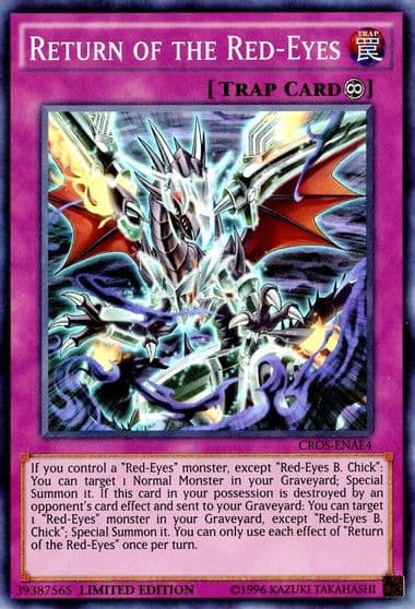Return of the Red Eyes Crossed Souls: Advanced Edition Yu-Gi-Oh! card
