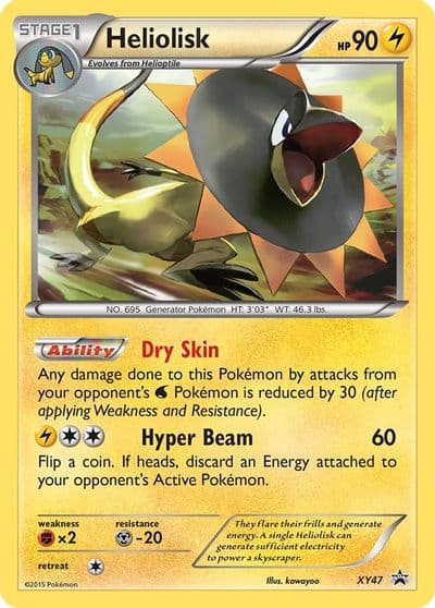 Heliolisk - XY47 XY Promos Pokemon card