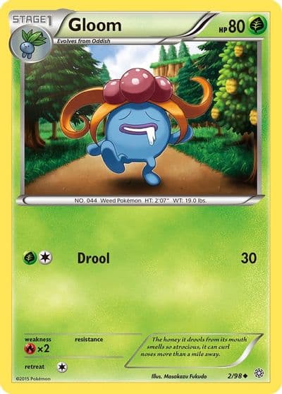 Gloom XY - Ancient Origins Pokemon card