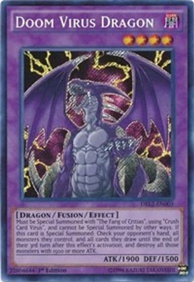 Doom Virus Dragon Dragons of Legend 2 Yu-Gi-Oh! card