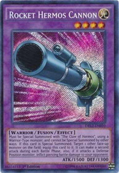 Rocket Hermos Cannon Dragons of Legend 2 Yu-Gi-Oh! card