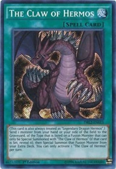 The Claw of Hermos Dragons of Legend 2 Yu-Gi-Oh! card