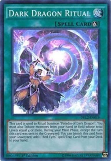 Dark Dragon Ritual Dragons of Legend 2 Yu-Gi-Oh! card