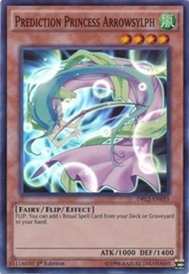 Prediction Princess Arrowsylph Dragons of Legend 2 Yu-Gi-Oh! card