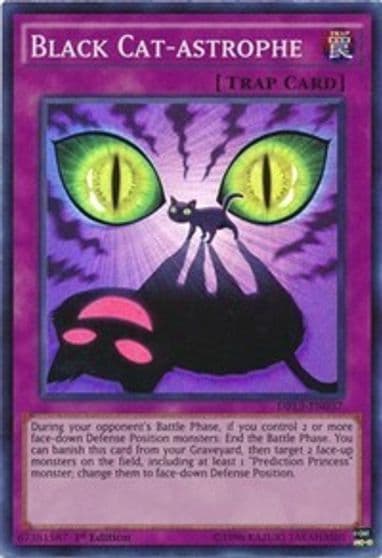 Black Cat astrophe Dragons of Legend 2 Yu-Gi-Oh! card