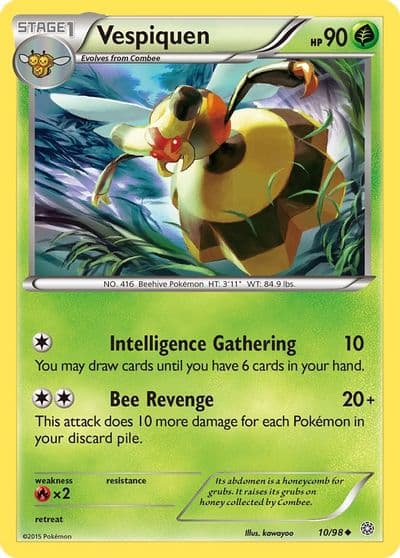 Vespiquen (10) XY - Ancient Origins Pokemon card