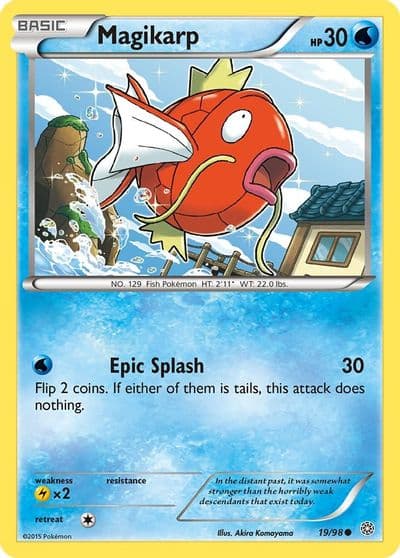 Magikarp XY - Ancient Origins Pokemon card