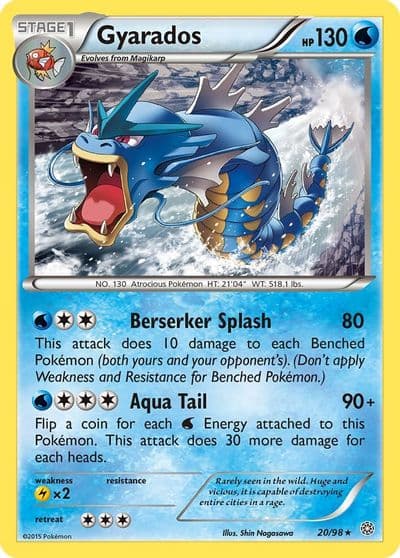 Gyarados (20) XY - Ancient Origins Pokemon card