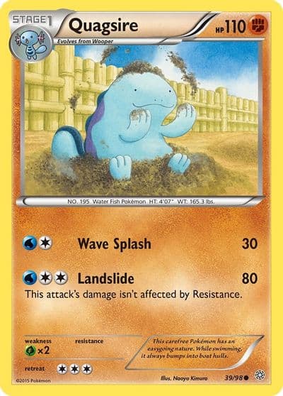 Quagsire XY - Ancient Origins Pokemon card
