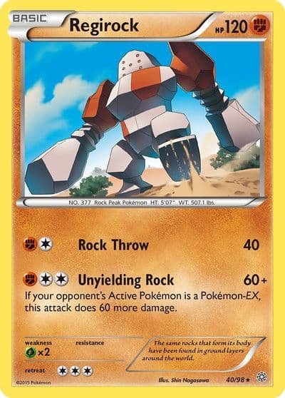 Regirock XY - Ancient Origins Pokemon card