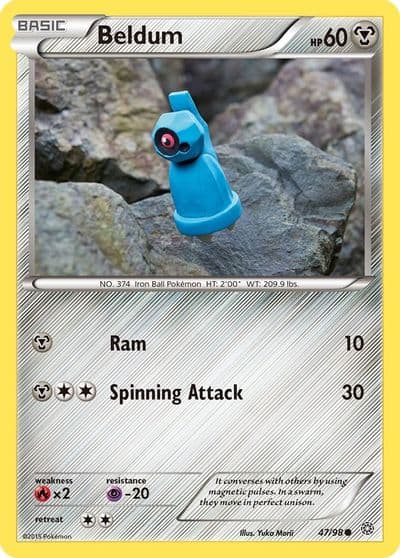 Beldum XY - Ancient Origins Pokemon card