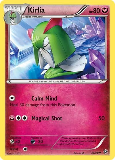 Kirlia (Prerelease) Diamond and Pearl Promos Pokemon card