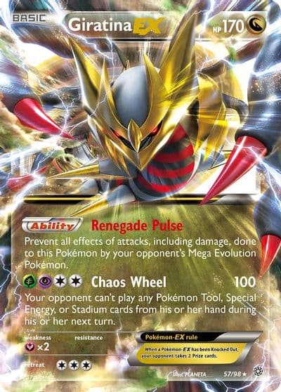 Giratina EX XY - Ancient Origins Pokemon card