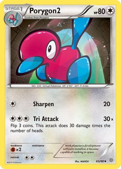 Porygon2 XY - Ancient Origins Pokemon card