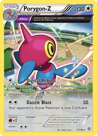 Porygon-Z (67) XY - Ancient Origins Pokemon card