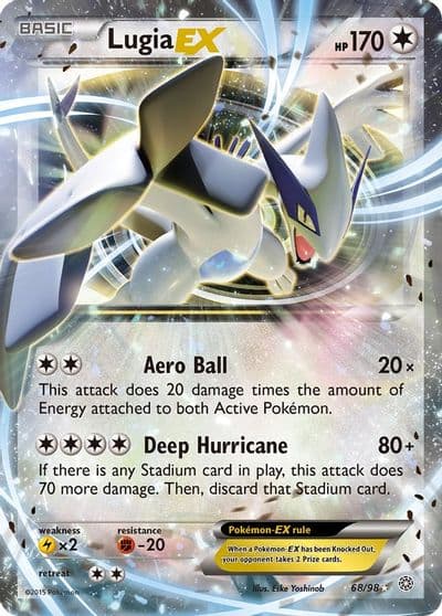 Lugia EX XY - Ancient Origins Pokemon card