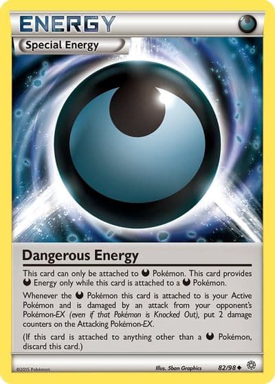 Dangerous Energy XY - Ancient Origins Pokemon card