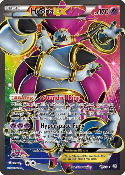 Hoopa EX (89 Full Art) XY - Ancient Origins Pokemon card
