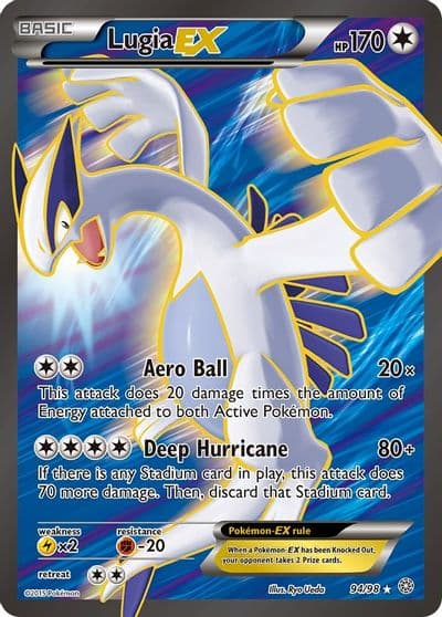 Lugia EX (94 Full Art) XY - Ancient Origins Pokemon card