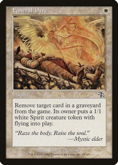 Funeral Pyre Judgment Magic card