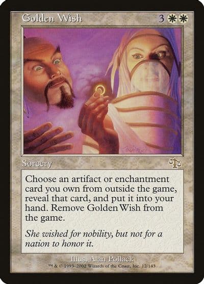 Golden Wish Judgment Magic card