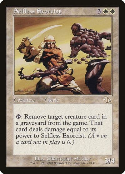 Selfless Exorcist Judgment Magic card
