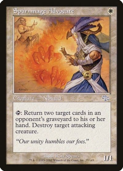 Spurnmage Advocate Judgment Magic card