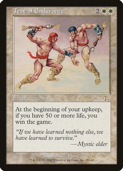 Test of Endurance Judgment Magic card