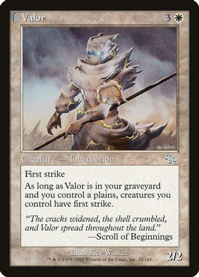 Valor Judgment Magic card
