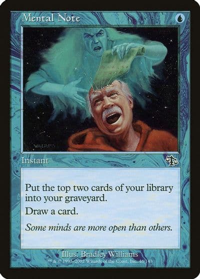 Mental Note Judgment Magic card