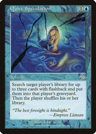Quiet Speculation Judgment Magic card