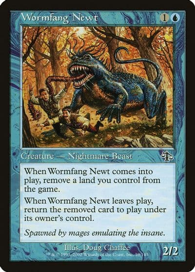 Wormfang Newt Judgment Magic card