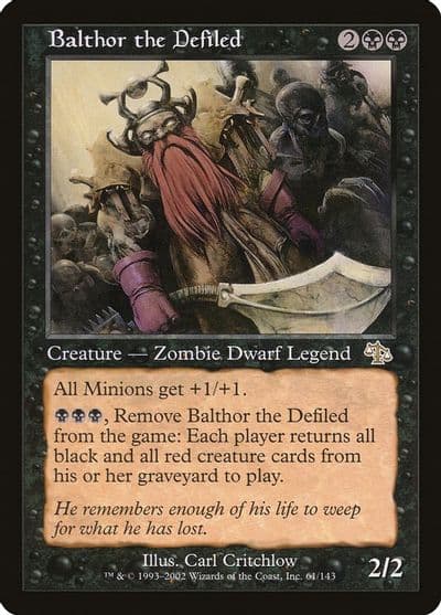Balthor the Defiled Judgment Magic card